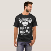 Chef Loop Koeler Humor Mop T-shirt (Voorkant volledig)