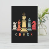 Chef Lover| Cheque Set Checkmate Cadeau Feestdagenkaart (Staand voorkant)
