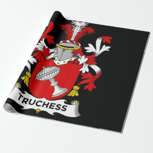Chef Lover Truchess Coat of Arms - Family Crest Cadeaupapier