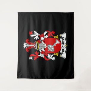 Chef Lover Truchess Coat of Arms - Family Crest Wandkleed