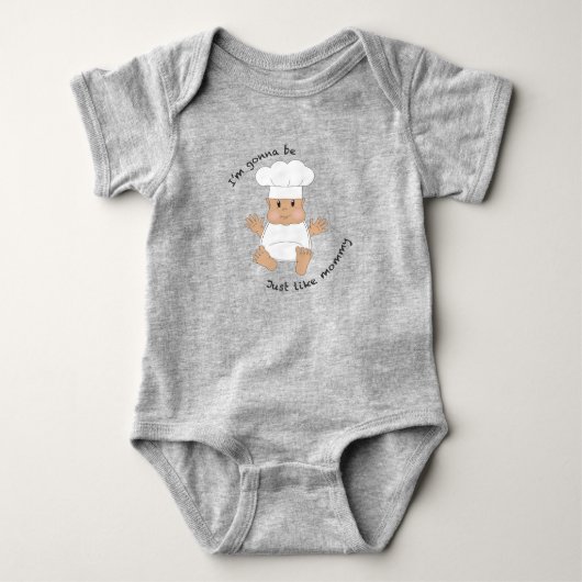 Chef mammie romper (Voorkant)