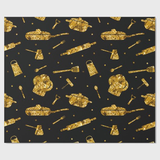 Chef Master Restaurant Kitchen Kookgereedschap Cadeaupapier (Vlak)