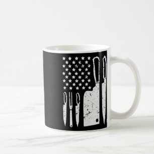 Chef Messerset Shirt Patriottische Amerikaanse Vla Koffiemok