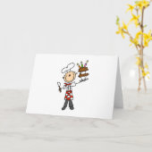 Chef met BIrthday Cake Kaarten (Gele Bloem)