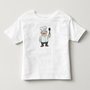 Chef met Chef's pet en soep lepel Kinder Shirts