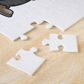 Chef met Chef's pet en soep lepel Legpuzzel (Zijkant)