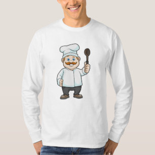 Chef met Chef's pet en soep lepel T-shirt