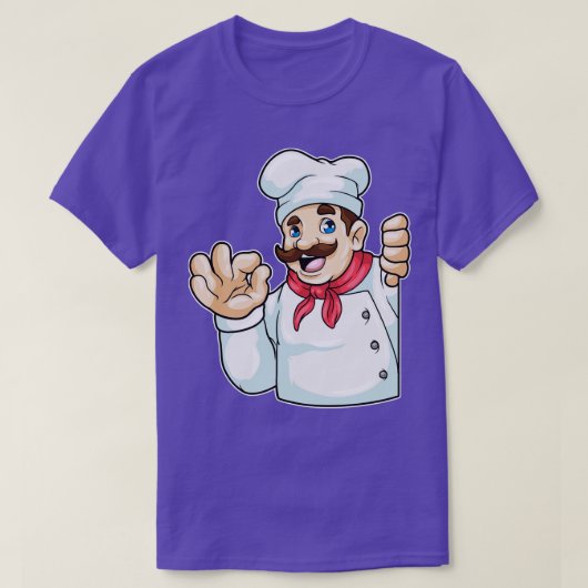 Chef met Chefs-pet T-shirt (Design voorkant)