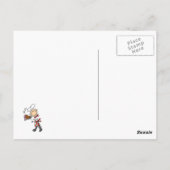 Chef Met Gebakken Ham Briefkaart (Achterkant)