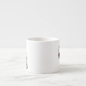 Chef Met Gebakken Ham Espresso Kop (Voorkant)