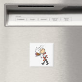 Chef Met Gebakken Ham Magneet (Insitu (Vaatwasser))