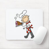 Chef Met Gebakken Ham Muismat (Met muis)