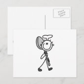 Chef Met Lepel Briefkaart (Voorkant / Achterkant)