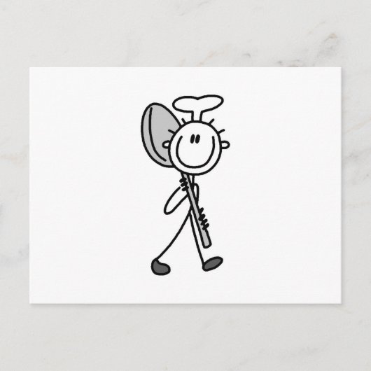 Chef Met Lepel Briefkaart (Voorkant)