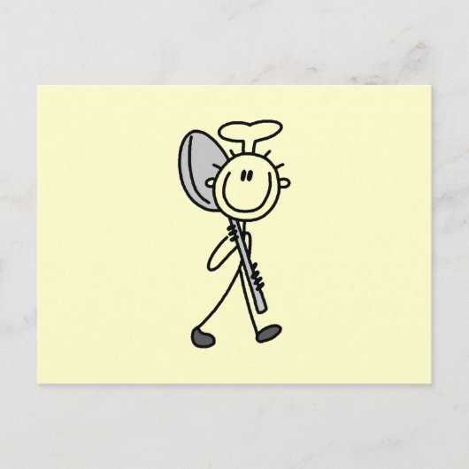 Chef Met Lepel Briefkaart (Voorkant)