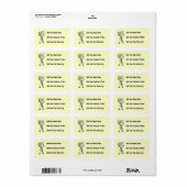 Chef Met Lepel Etiket (Full Sheet)
