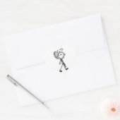 Chef Met Lepel Hart Sticker (Envelop)