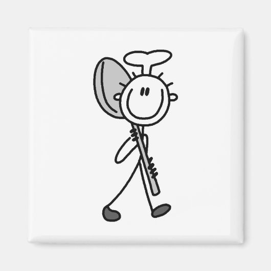 Chef Met Lepel Magneet (Voorkant)