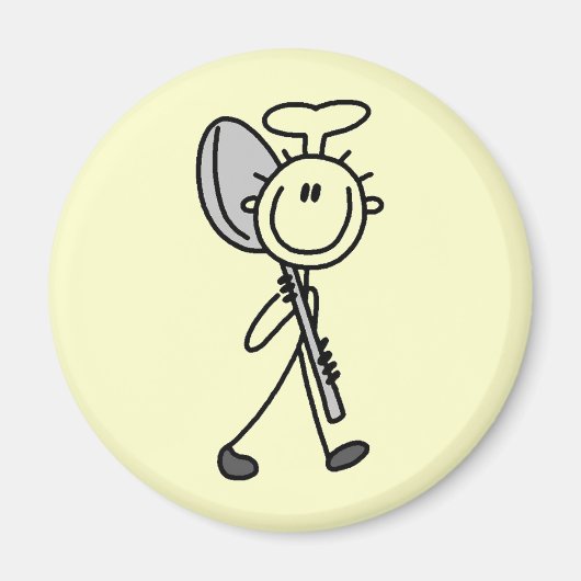 Chef Met Lepel Magneet (Voorkant)