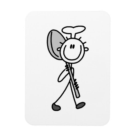 Chef Met Lepel Magneet (Verticaal)