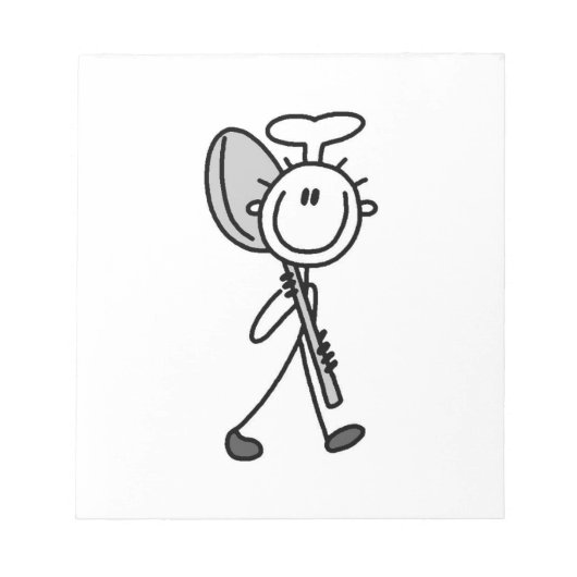 Chef Met Lepel Notitieblok (Voorkant)