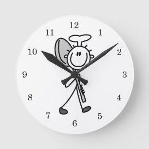 Chef Met Lepel Ronde Klok