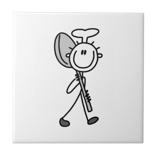 Chef Met Lepel Tegeltje (Voorkant)