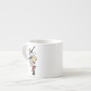 Chef Met Pannen en Potten Espresso Kop