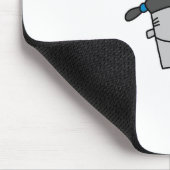 Chef met Pans Mousepad Muismat (Hoek)