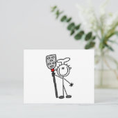 Chef Met Spatel Briefkaart (Staand voorkant)