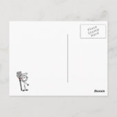 Chef Met Spatel Briefkaart (Achterkant)