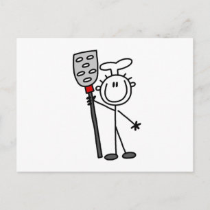 Chef Met Spatel Briefkaart
