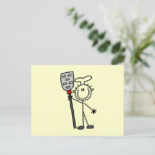 Chef Met Spatel Briefkaart (Staand voorkant)