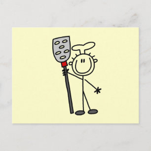 Chef Met Spatel Briefkaart