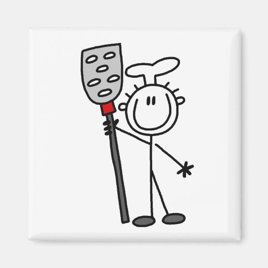 Chef Met Spatel Magneet (Voorkant)