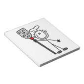 Chef Met Spatel Notitieblok (Schuin)