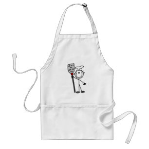 Chef Met Spatel Standaard Schort