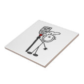 Chef Met Spatel Tegeltje (Zijkant)
