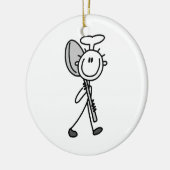 Chef met spleet keramisch ornament (Links)