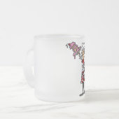 Chef met taart T-shirts en geschenken Matglas Koffiemok (Voorkant links)