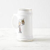 Chef Met Verjaardagstaart Bierpul (Voorkant links)