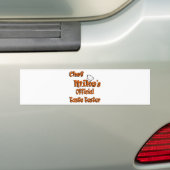 Chef Mike's smaaktester Bumpersticker (Op auto)