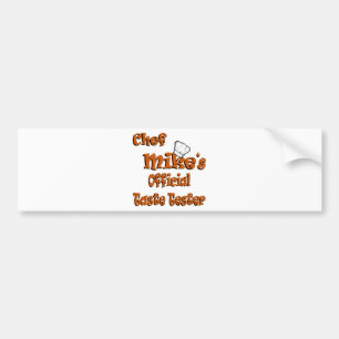 Chef Mike's smaaktester Bumpersticker