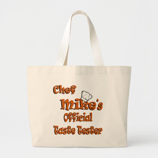 Chef Mike's smaaktester Grote Tote Bag (Voorkant)