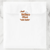 Chef Mike's smaaktester Ronde Sticker (Tas)