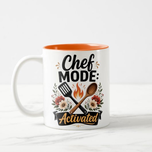 Chef Modus Activeringsmok Tweekleurige Koffiemok (Links)