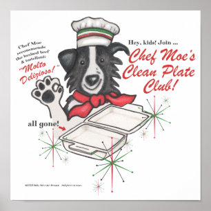Chef Moe's Clean Bord Club Poster