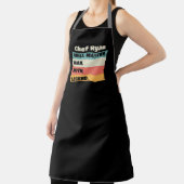 Chef naam Father Day Grill Master Man Myth Legend Schort (Insitu)