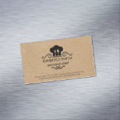 Chef | Natuurlijke Magnetisch Visitekaartje (Voorbeeld)