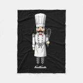 Chef Nutcracker Cook Hat Xmas  Fleece Deken (Voorkant)